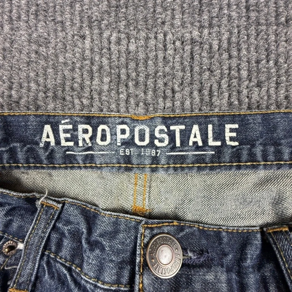 Aeropostale Benton Original Bootcut Jeans Mens 32x34 Blue Denim 0530AF13